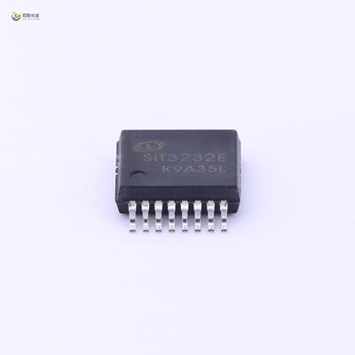 全新原装SIT3232EEAE正品/3.3V/5V供电，双通道RS2