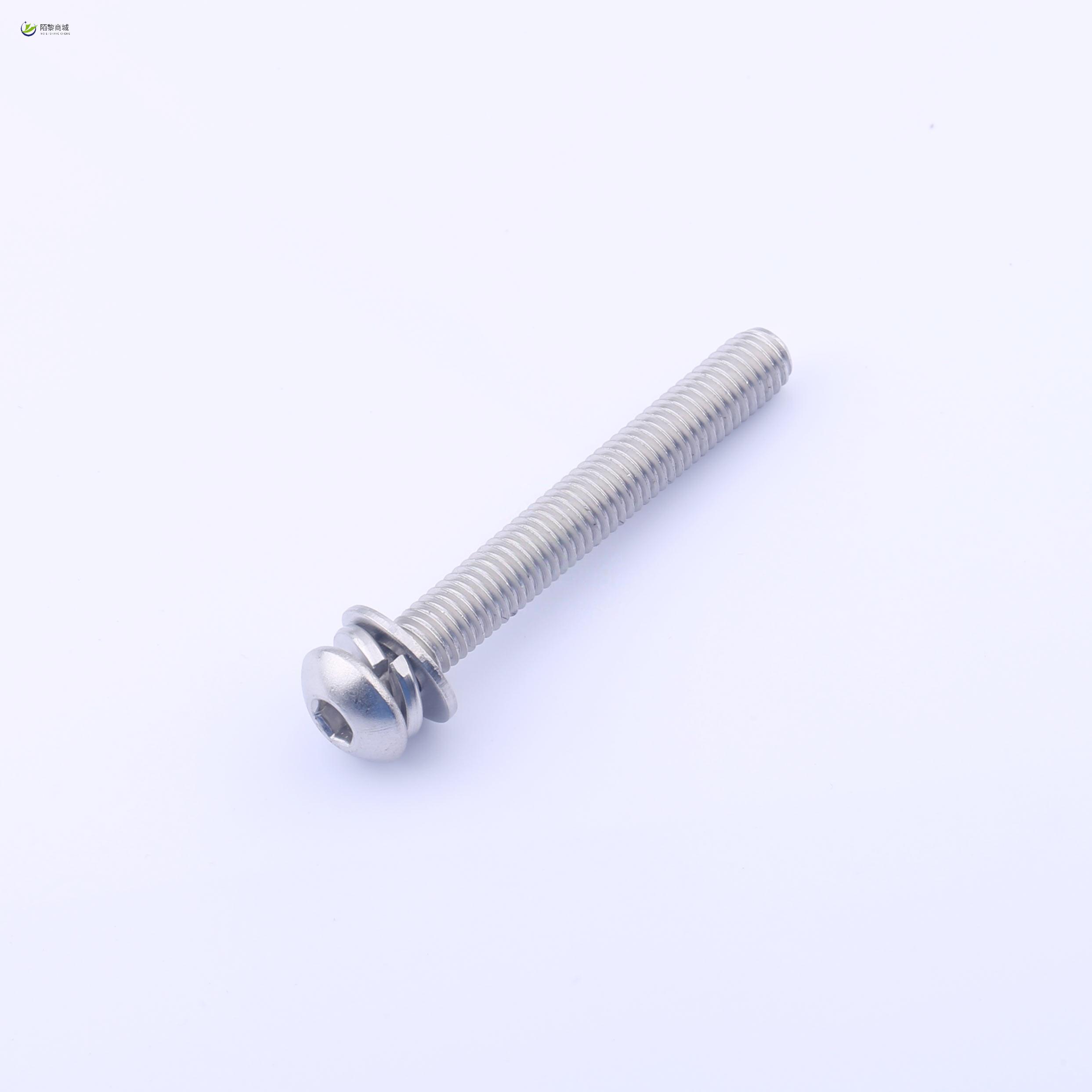 全新原装M5-0.8X40正品/ISO7380盘头三组合(THE标准