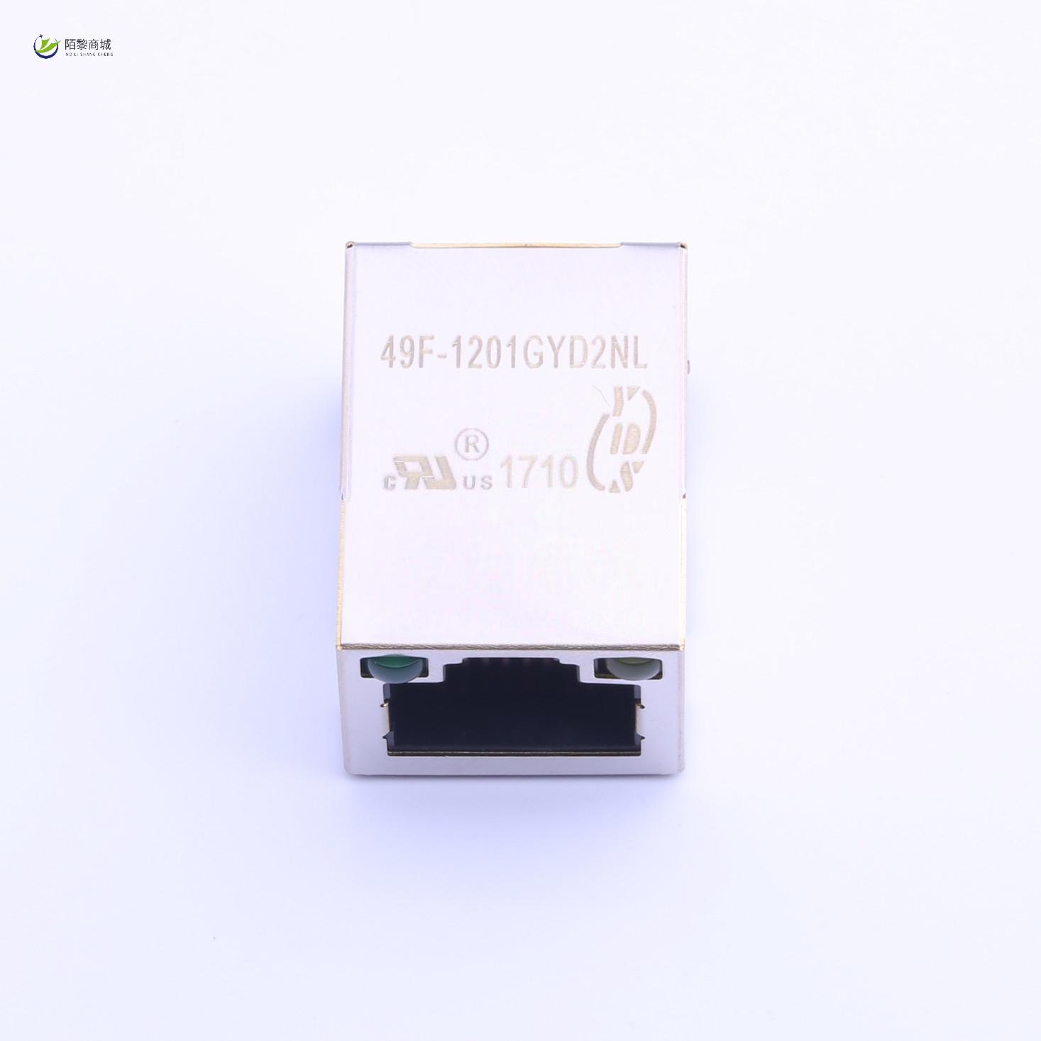 全新原装49F-1201GYD2NL正品/RJ45