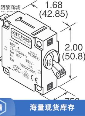 全新原装IEG1-1-62-15.0-91-V正品/CIR BRKR MAG-HYDR