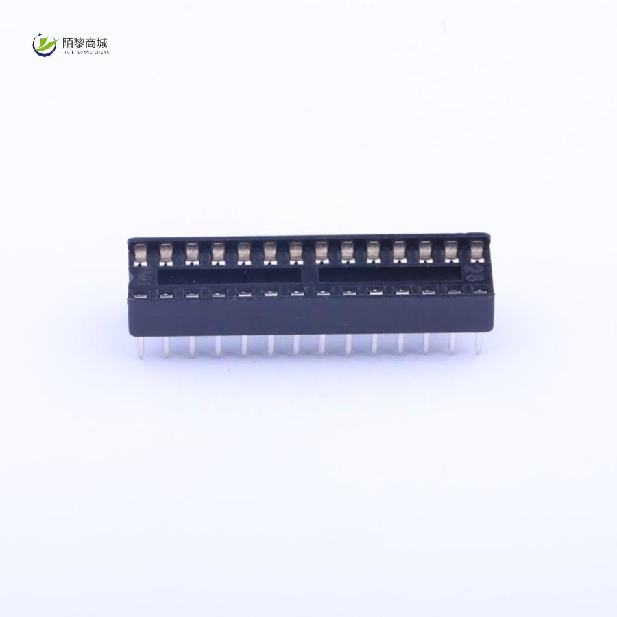 全新原装IC-28P窄正品/IC插座 间距2.54mm 28Pin 行