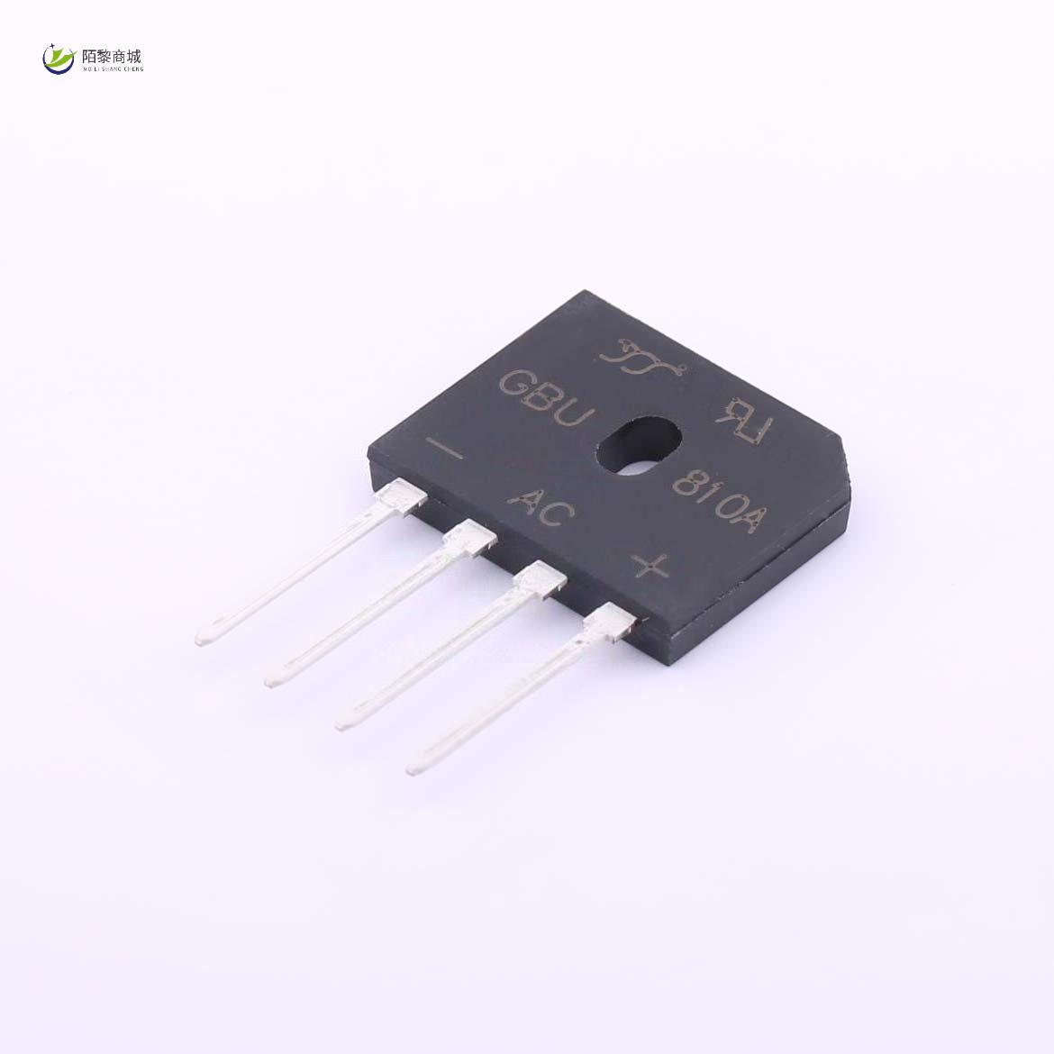全新原装GBU810A正品/桥式整流器VR=1KV IR=5μA GBU