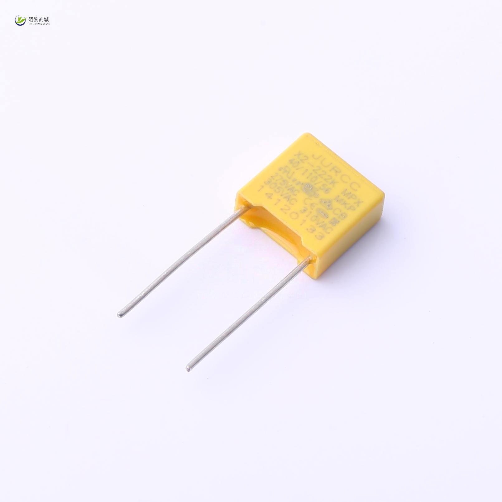 全新原装X2 222K310V正品/等级:X2 2.2nF ±10% 310VAC