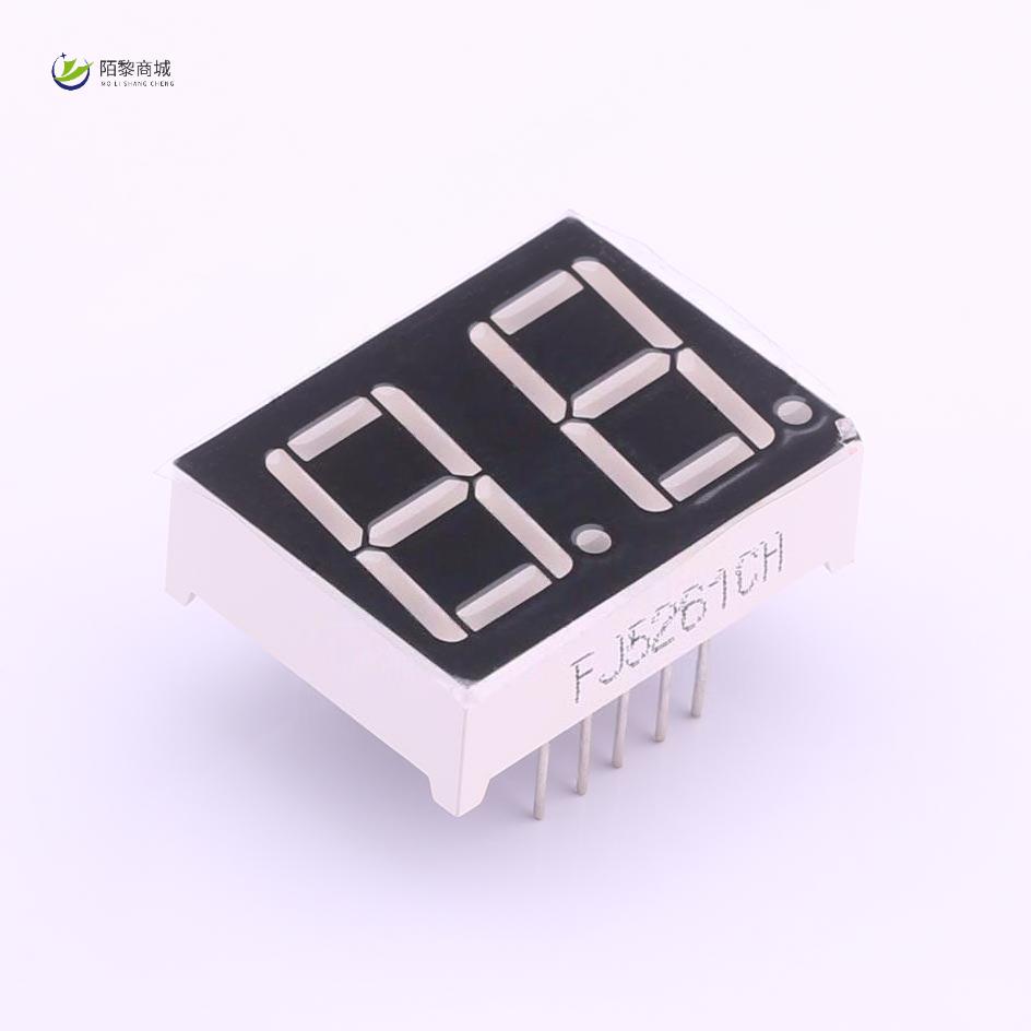 全新原装FJ5261CH正品/两位0.56英寸红色 共阴数码管