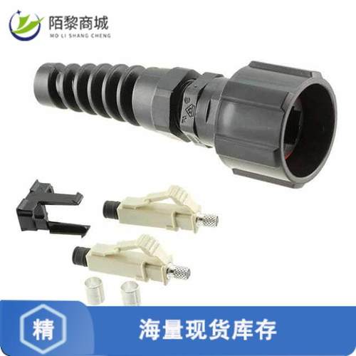 全新原装1828618-1正品/CONN FIBER LC PLUG DUPLX 125UM
