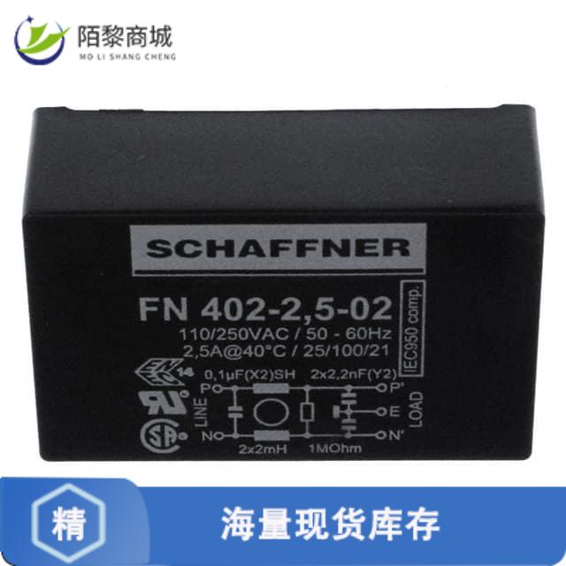 全新原装FN402-2.5-02正品/LINE FILTER 250VAC 2.5A TH