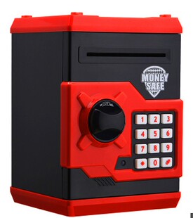 大号ATM存钱罐存取款 储蓄罐atm存钱箱自动卷钱机六一儿童礼物 机