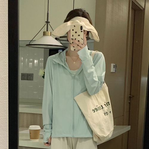 防晒衣冰丝开衫薄款防晒服