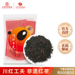 林湖川红工夫红茶橘糖香型小袋分装便携口粮好茶自饮装60g