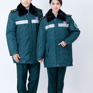 美年隆120急救羽绒服急诊棉衣护士袄公共卫生值班保暖防寒厚外套