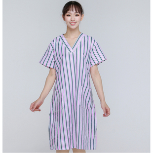 立恩之诺棉质洗手裙医生护士刷手裙手术服美容睡衣款病号服