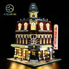 可匀Kyglaring灯饰适用于乐高10182转角咖啡厅