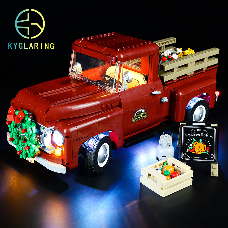 KY可匀适用于积木10290复古皮卡汽车LED积木玩具灯饰DIY灯组灯,玩具/童车/益智/积木/模型,普通塑料积木,淘宝优惠券,粉丝福利购,淘宝优惠卷