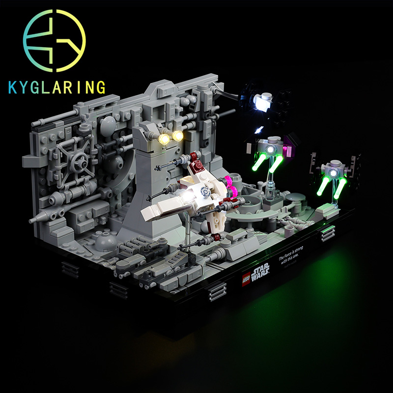 适用乐高75329死星战壕LED灯饰
