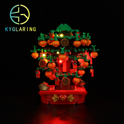 适用乐高40648摇钱树LED积木灯饰