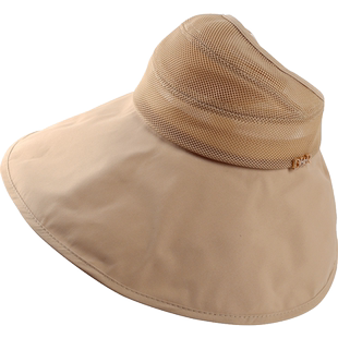 大檐帽子女春夏出游挡脸防晒空顶遮阳帽防紫外线太阳帽可折叠2025