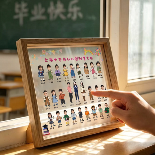 毕业礼物定制纪念品全班老师Q萌