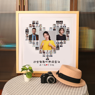 员工入职一周年庆礼物纪念日生日送同事公司年会离职退休定制礼品