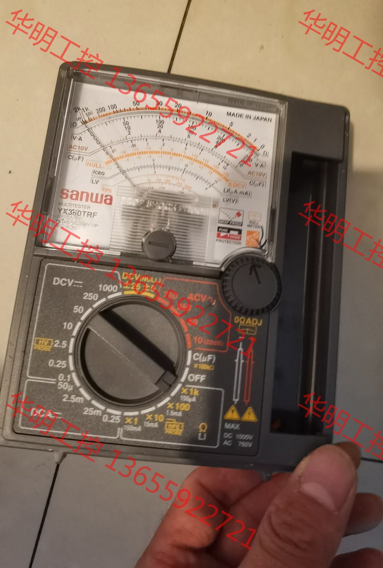 议价 YX360TRF，实物图，剪断了表笔，打黑处理售出不退不换不