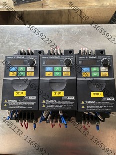 議價 3G3JZ A4004兩臺 0.75 歐姆龍變頻器0.4kw