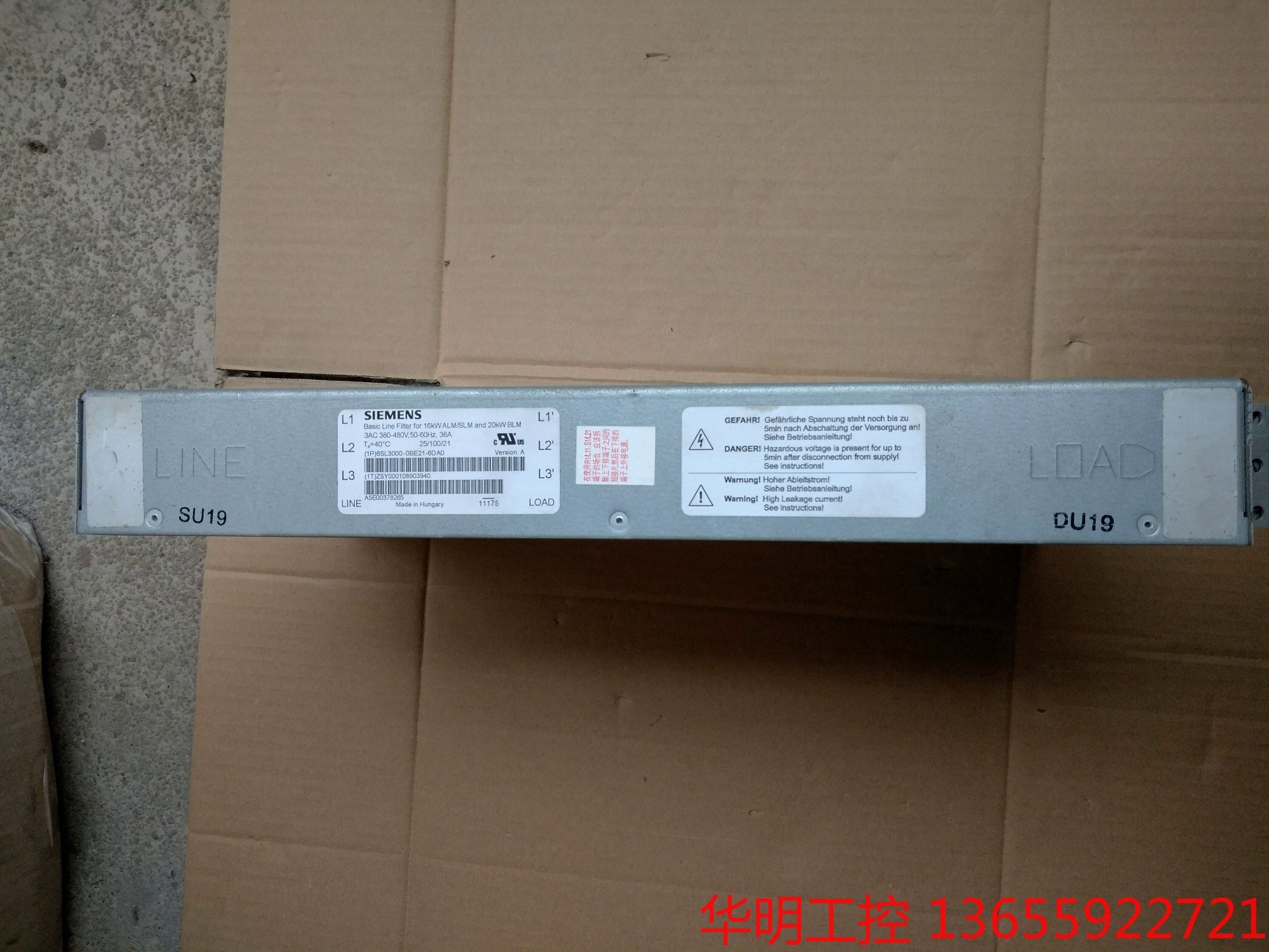 议价 西门子6SL3000-0BE21-6DA0拆机件，实物拍摄，