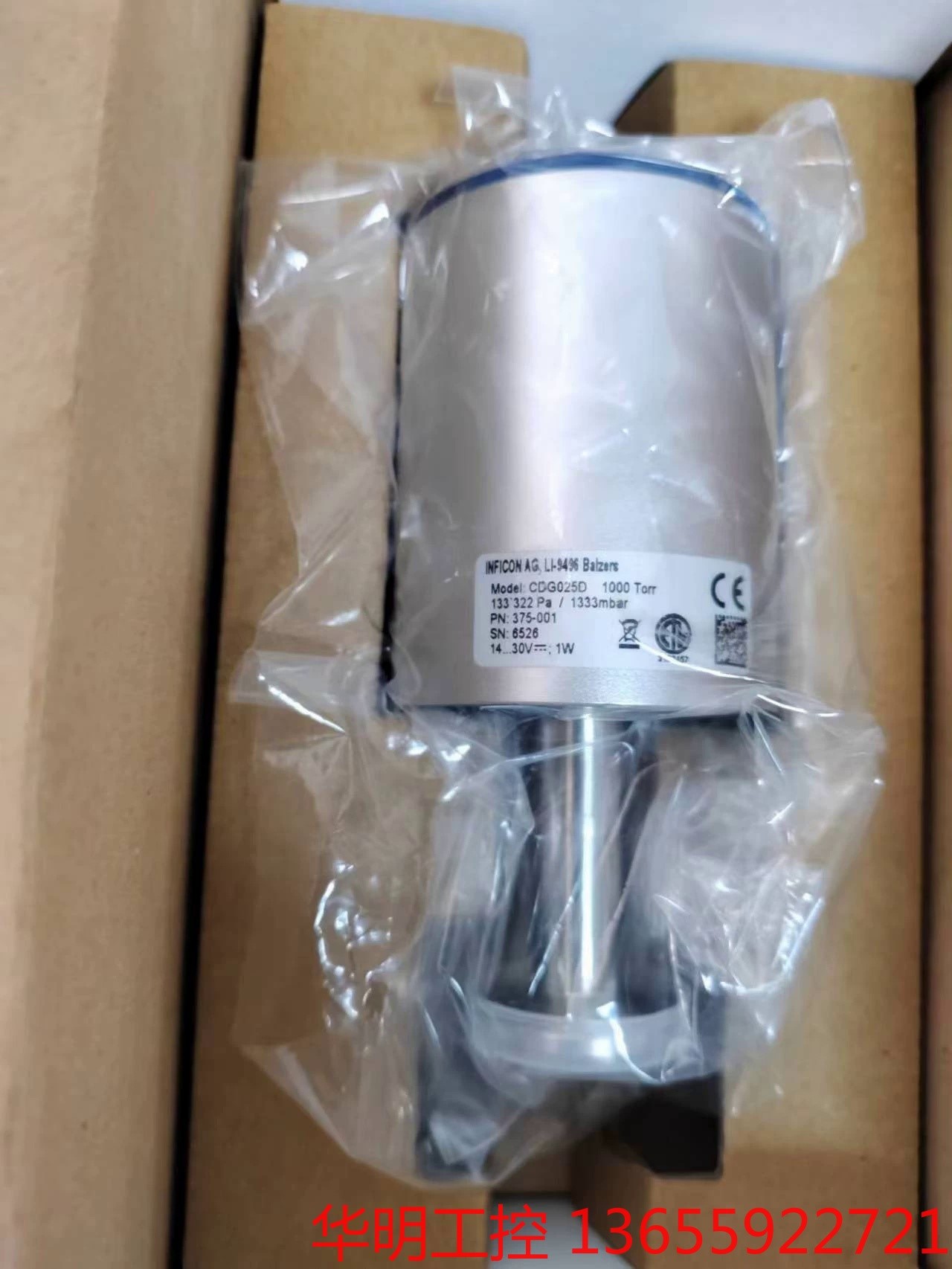 议价 全新英福康真空计CDG025D  1000Torr 375-