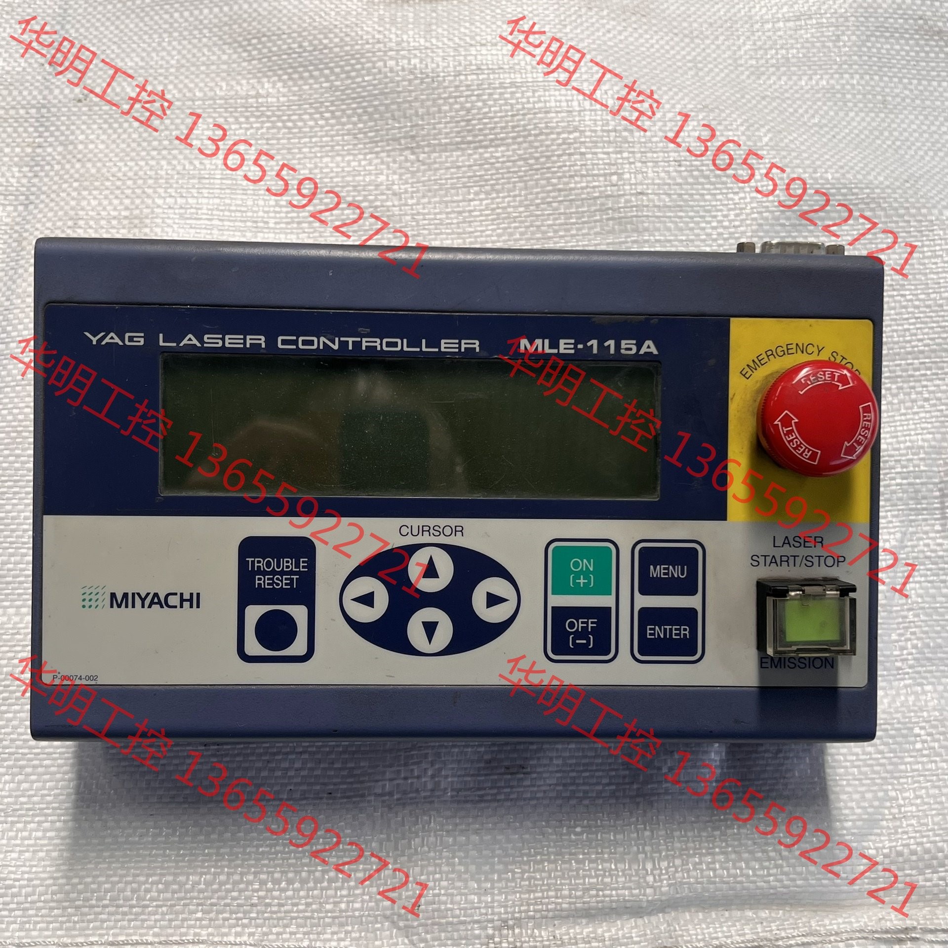 议价 实拍miyachi mle-115a yag米亚基激光焊接机