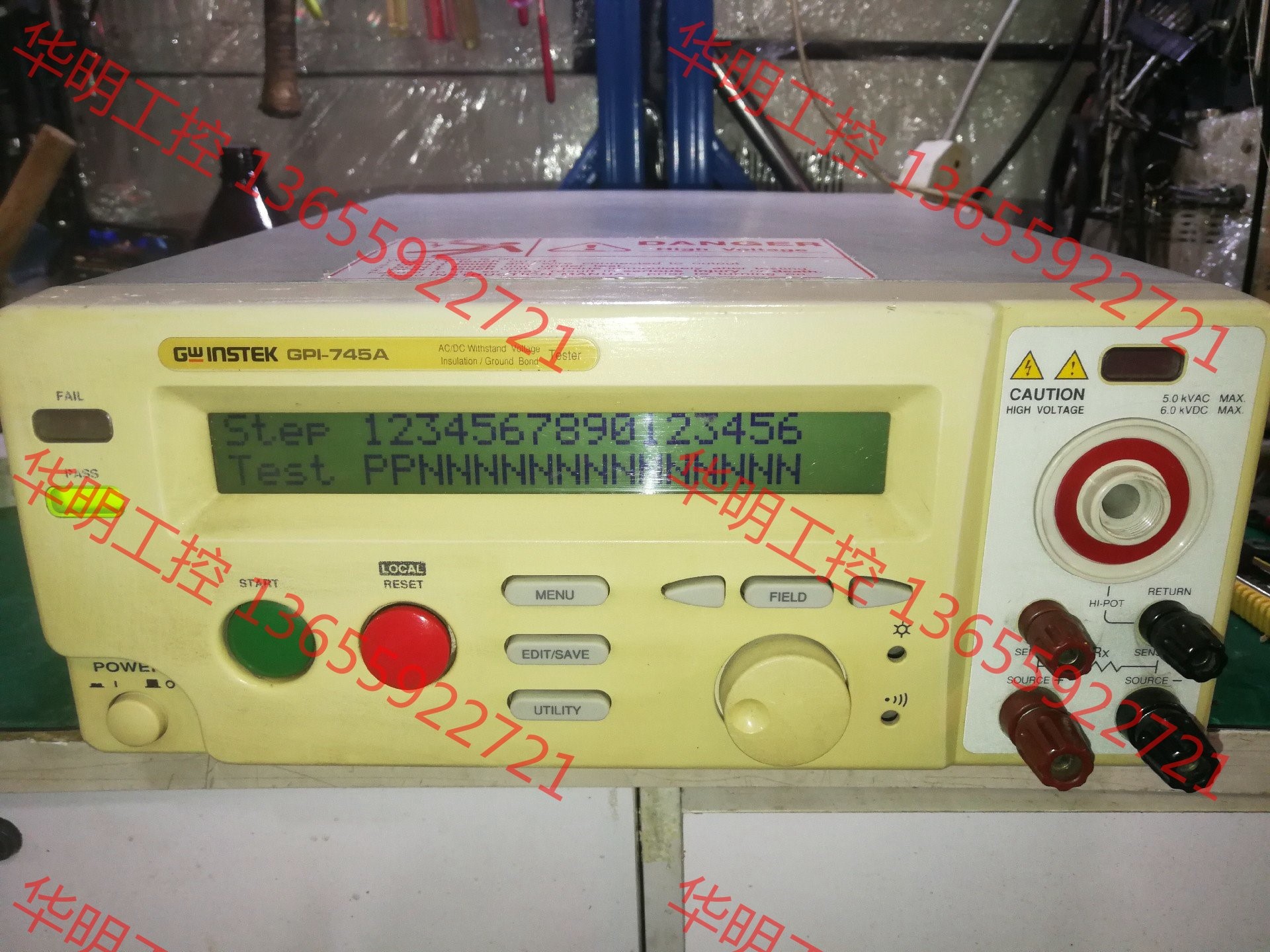 议价 台湾省固纬GPI-745A多功能耐压测试仪，成色如图，功能正