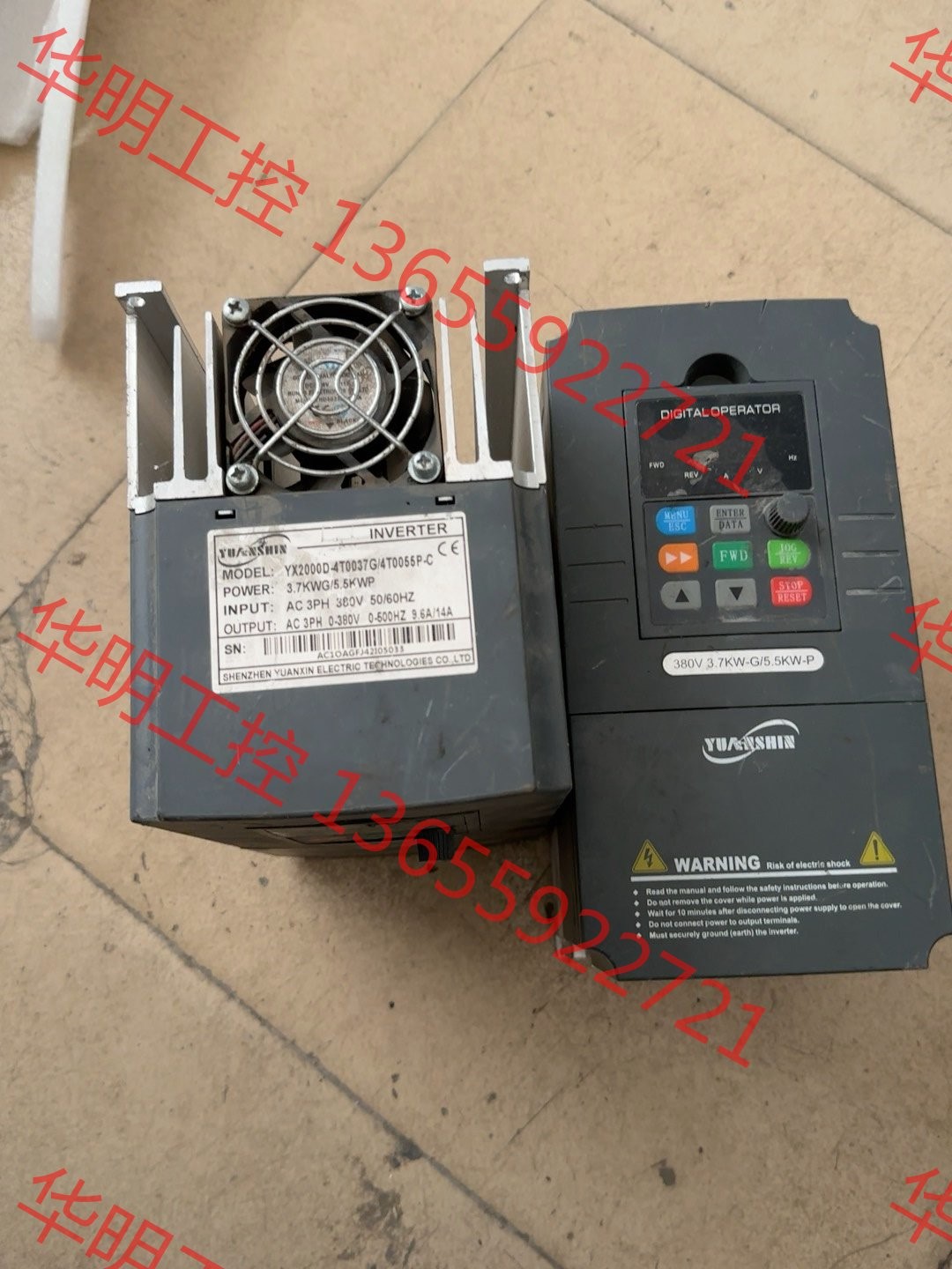 议价 YX2000D 3.7/5.5 源信变频器一台