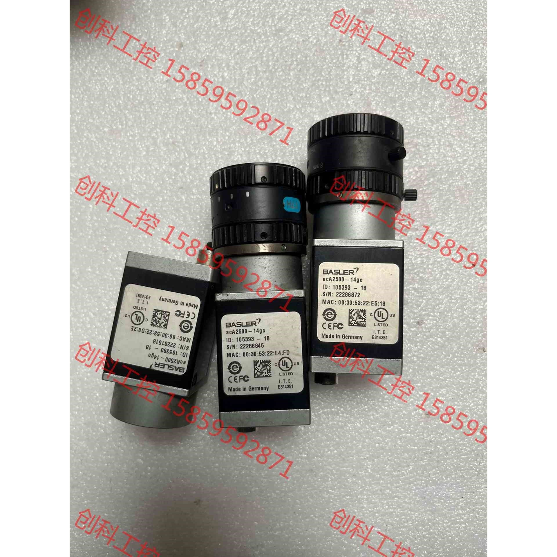 议价 BASLER 巴斯勒acA2500-14gc ,拆机包功能,