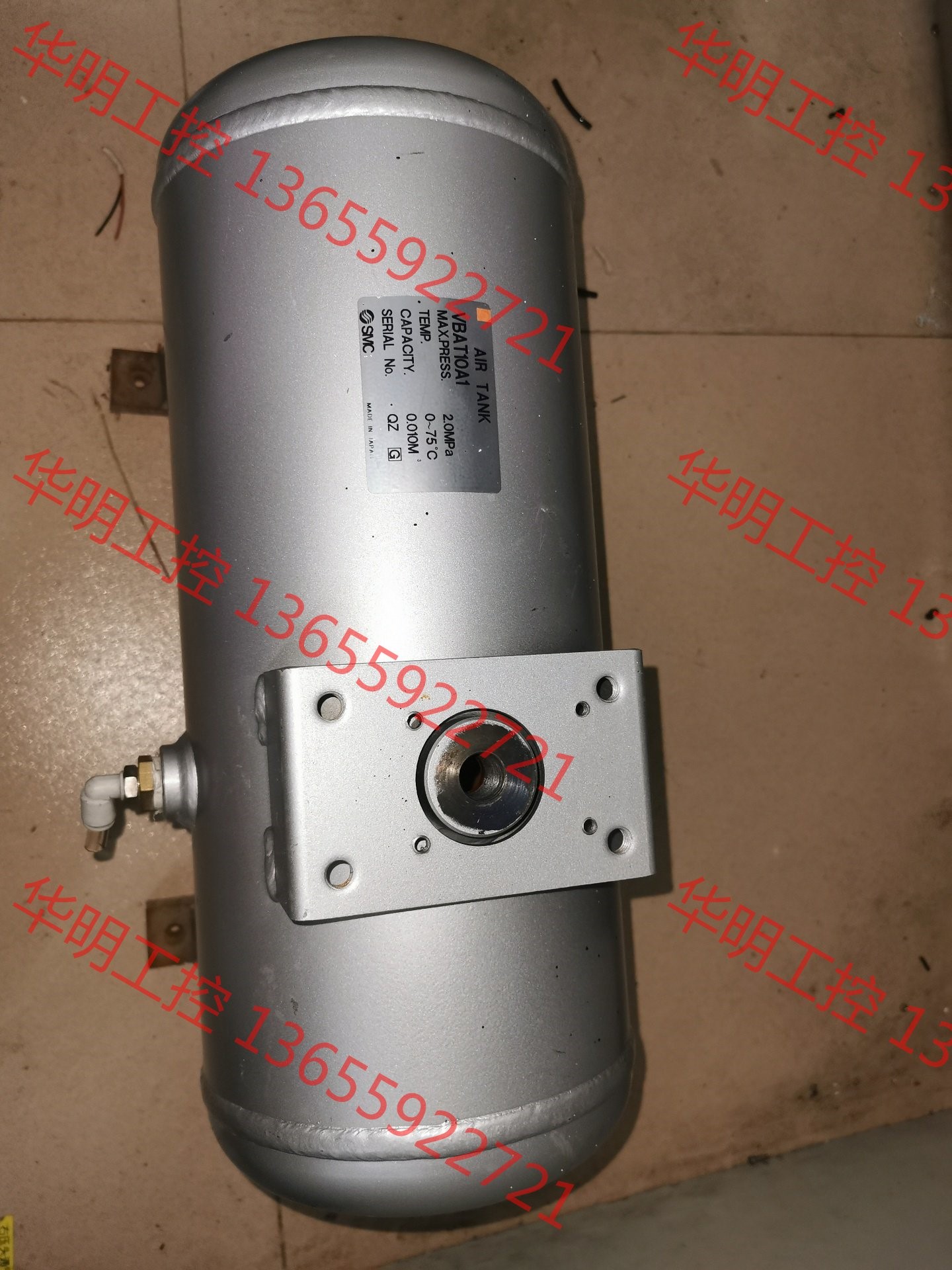 议价 SMC高压储气罐VBAT10A1，10升高压储气罐，最大压力