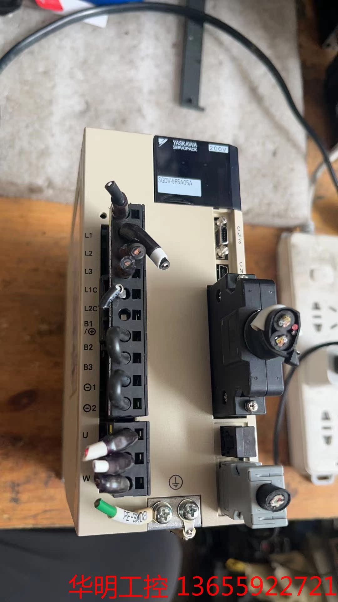 议价 安川驱动SGDV-5R5A05A拆机包好实图拍漂亮