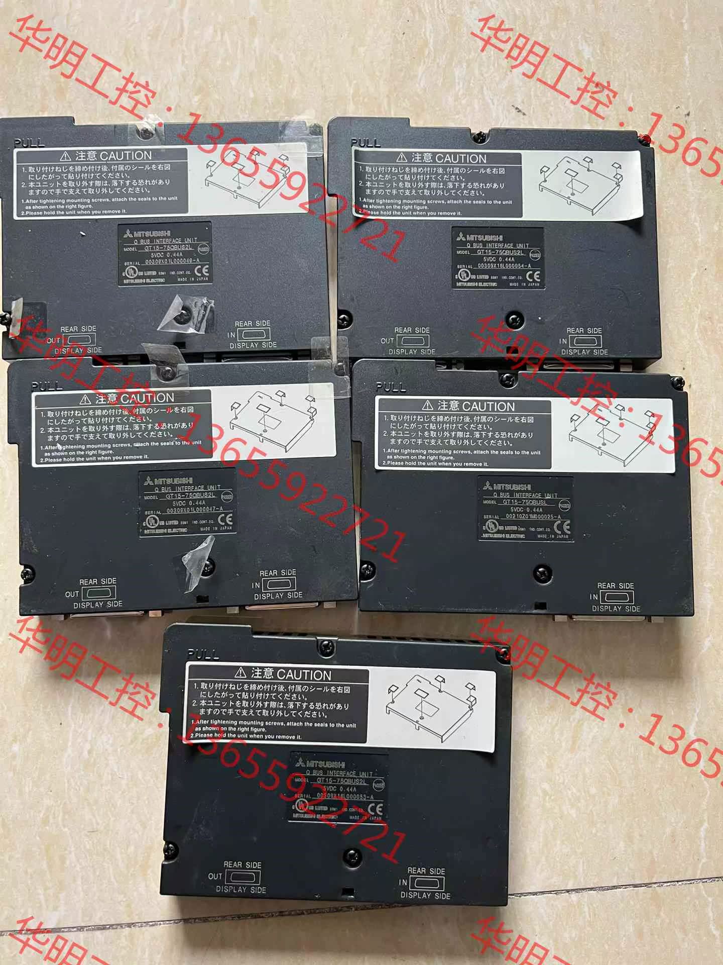 议价 GT15-75QBUS2L三菱触摸屏通讯模块，正常拆机，还有