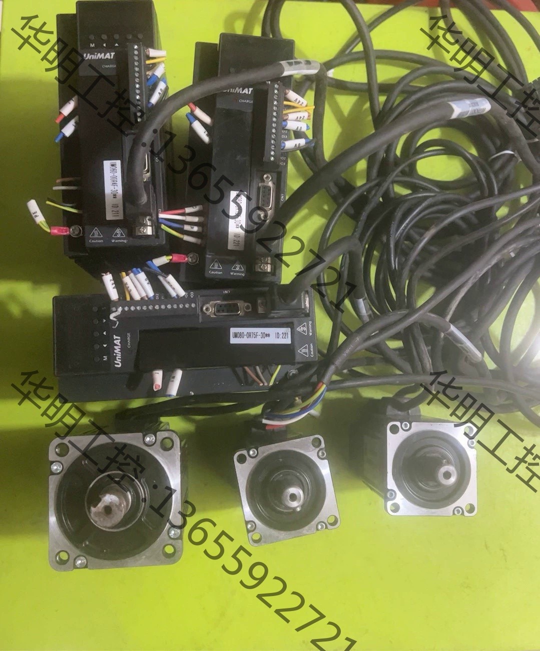 议价 拆机UniMAT伺服驱动器US112-00R8/220V成色