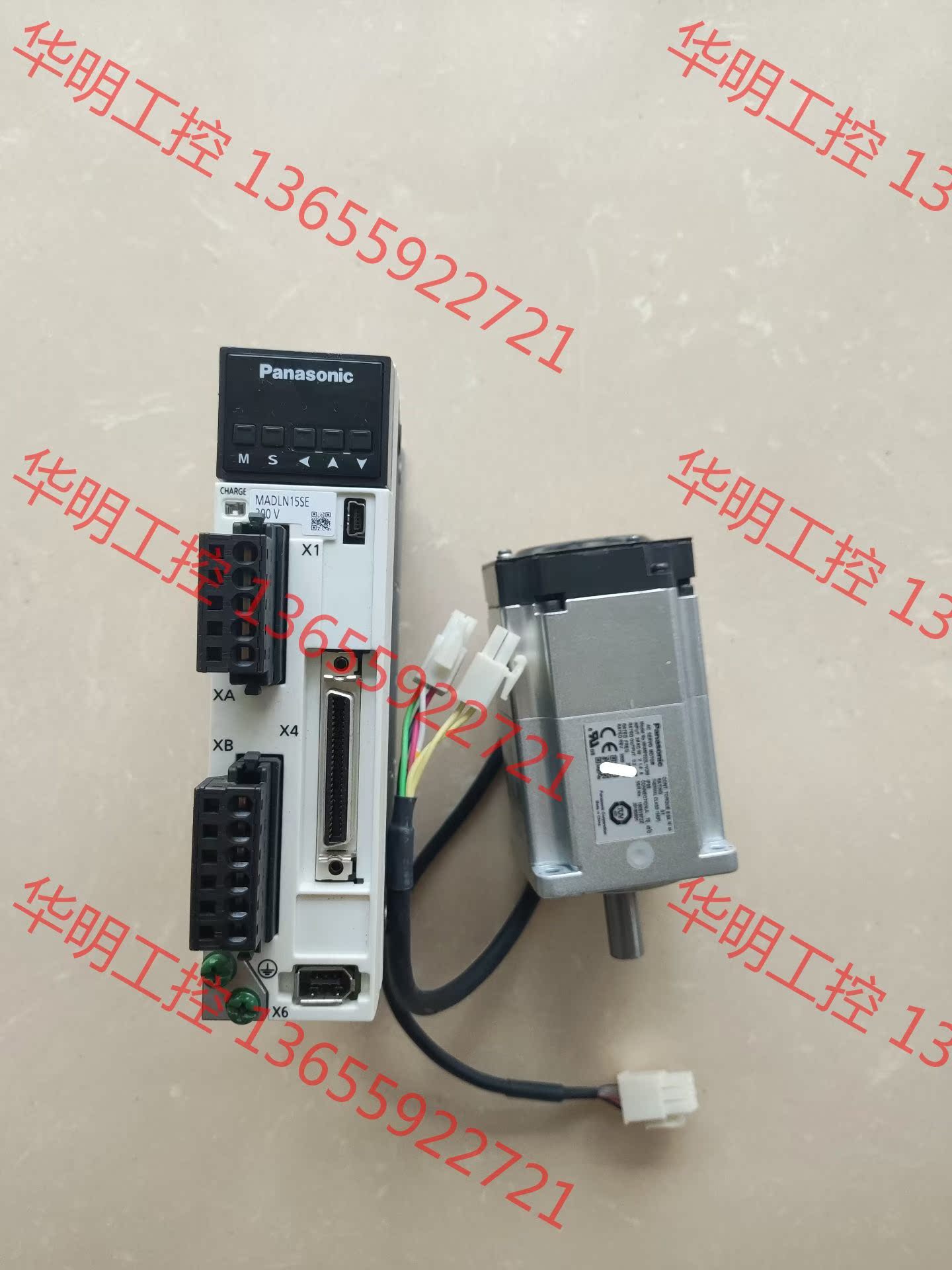 议价 松下伺服电机驱动器一套，200W，成色99新，功能包好，正品