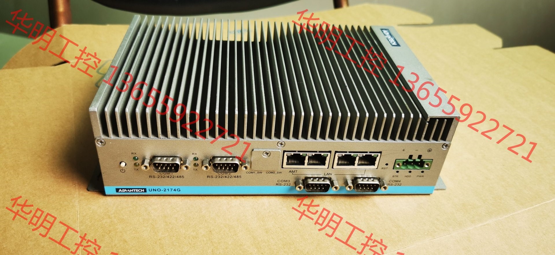 议价 研华UNO-2174G无风扇嵌入式工控机,4网口带无线网卡