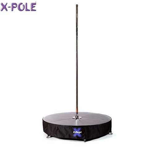 X-Pole品牌钢管舞钢管舞蹈健身外出商演静止旋转钢管舞高台包邮