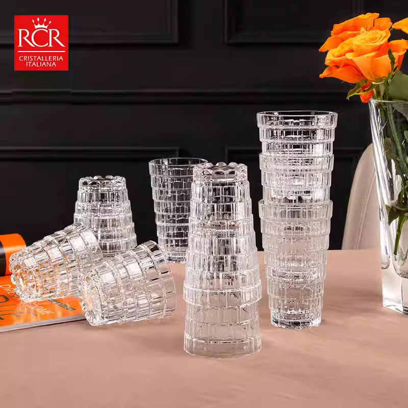 RCR水晶玻璃杯家用高身水杯