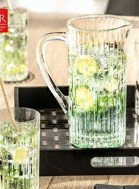 RCR意大利进口冰箱冷水壶水晶玻璃凉水壶家用果汁扎壶大容量