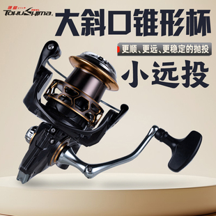 德岛TD远投纺车轮全金属大斜口线杯路亚渔轮路亚路滑矶钓滑漂海钓