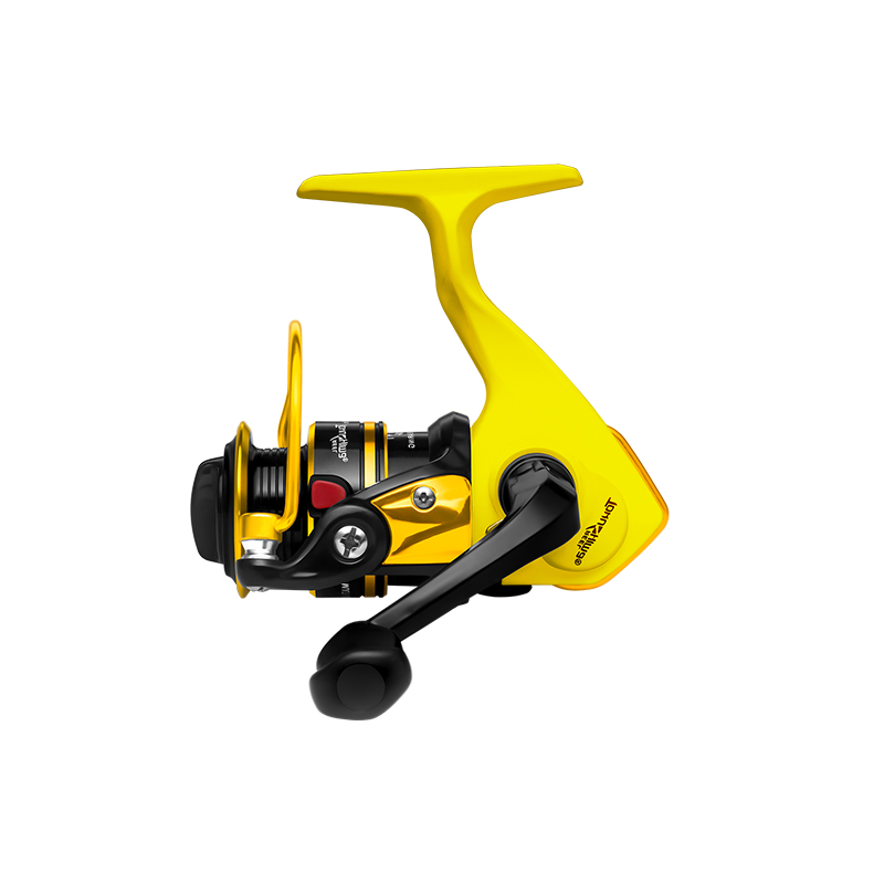 德岛鱼轮全金属支架斜口迷你小轮冰钓纺车轮矶钓矶竿鱼线轮路亚轮