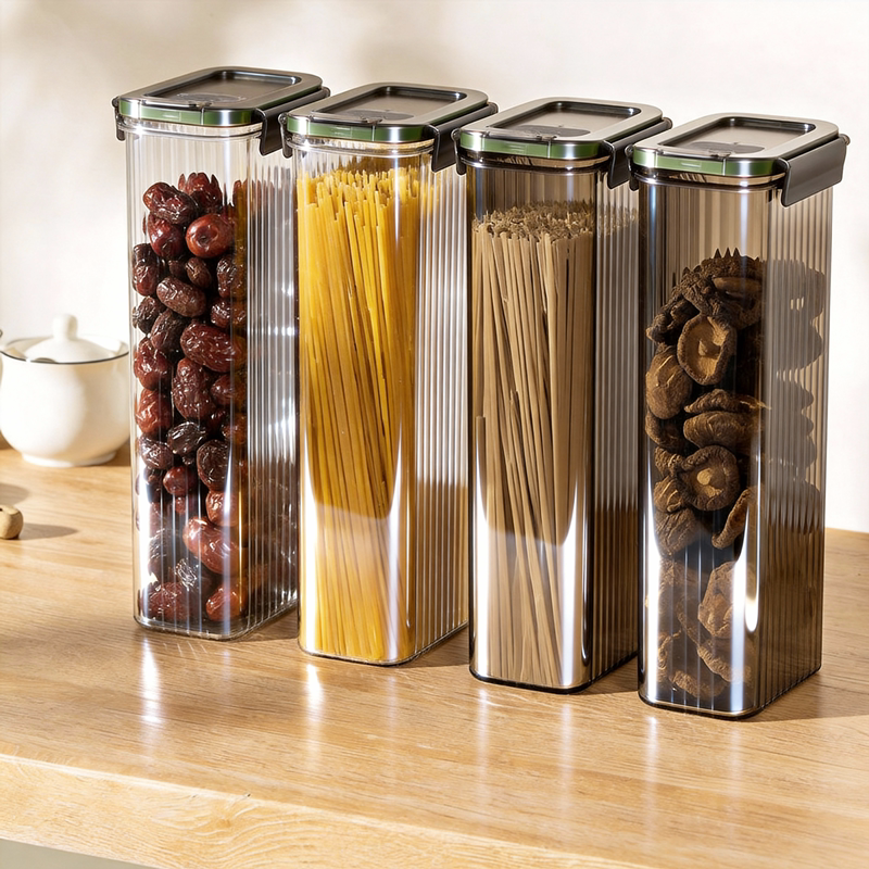 挂面收纳盒家用食物密封储物罐装面条收纳筒厨房大容量意面储存桶