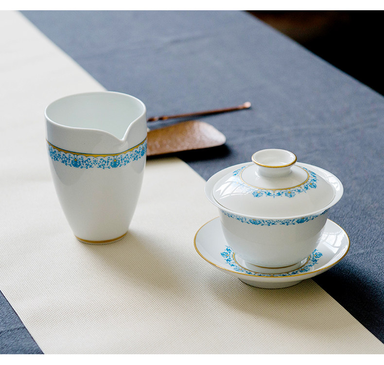 古镇陶瓷景德镇陶瓷青花描金家用泡茶茶杯功夫茶具整套套装礼盒在类目 餐饮具, 茶具, 整套茶具中 - 来自Buy2taobao.com提供专业的淘宝代购服务