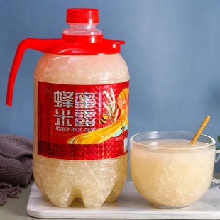 果梦园蜂蜜米露2l大瓶装风味饮品醪糟饮料发酵0脂肪糖糯米酿酒