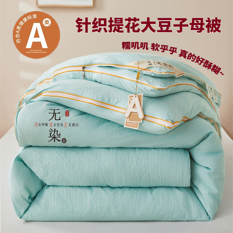 A类大豆被纤维冬被加厚保暖子母被秋冬季全棉被芯学生空调被四季,床上用品,化纤被,淘宝优惠券,粉丝福利购,淘宝优惠卷