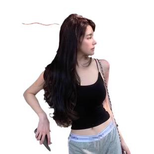 网红同款 纯欲秀气吊带有胸垫的万年打底小背心女2021夏季新款