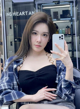 金属圆圈装饰挂脖吊带百搭欧美