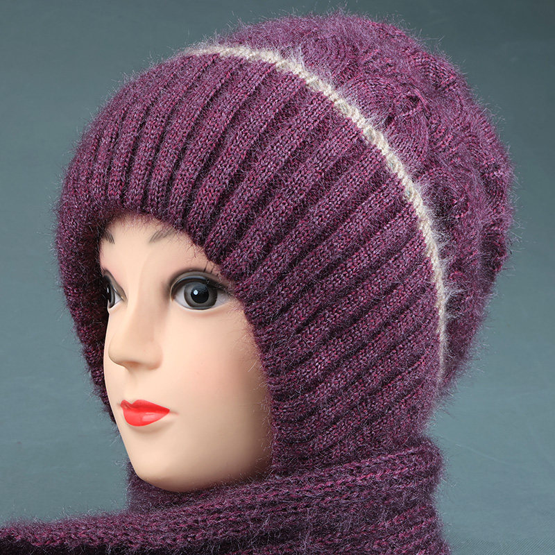 中老年人帽子女加绒围巾一体风雪帽秋冬季毛线帽保暖防寒帽妈妈帽,服饰配件/皮带/帽子/围巾,帽子,淘宝优惠券,粉丝福利购,淘宝优惠卷