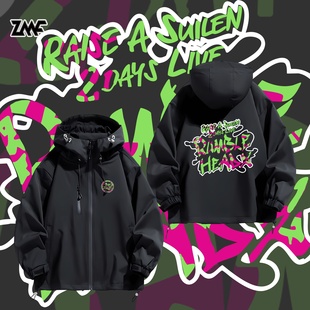 夹克防风外套冲锋衣连帽 starring未来男女秋季 初音DecoMiku LIVE