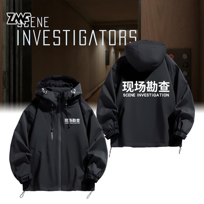 连帽秋冬新款宽松防风冲锋衣